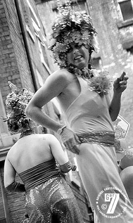 GayFest 2001: flower hats