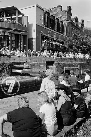 GayFest 2001: the canal alongside Canal Street