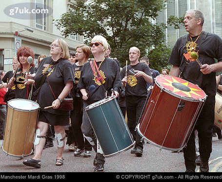 Drums set the pace for the Mardi Gras parade 